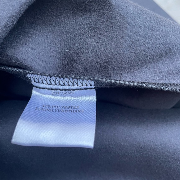 High Waisted Black Vinyl Midi Skirt black small - Picture 8 of 11